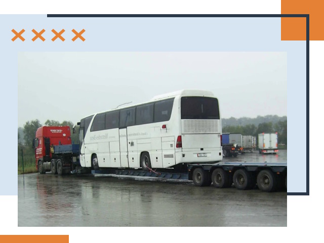 Перевозка автобусов и грузовиков с креплением в Белгороде